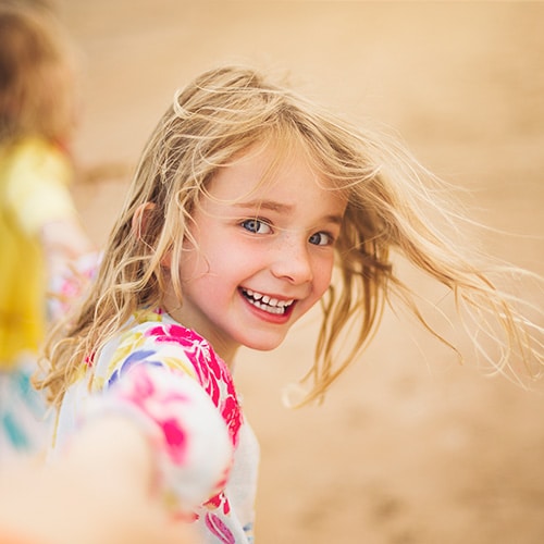 Girl smiling at Advanced Kids Dentistry in Burien, WA